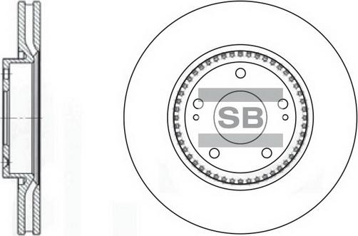 Hi-Q SD1005 - Brake Disc autospares.lv