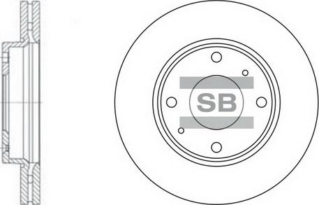 Hi-Q SD1016 - Brake Disc autospares.lv