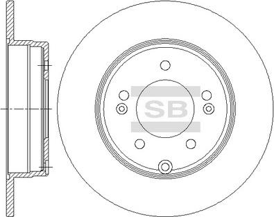 Hi-Q SD1084 - Brake Disc autospares.lv