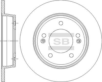 Hi-Q SD1085 - Brake Disc autospares.lv