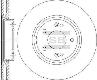 Hi-Q SD1086 - Brake Disc autospares.lv