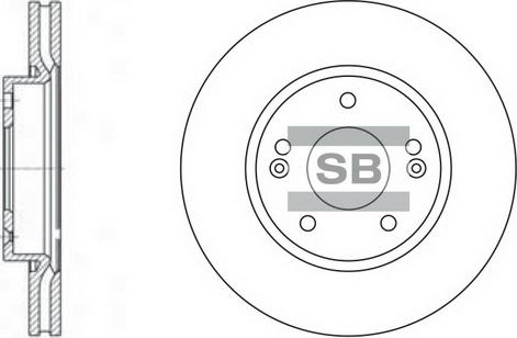 Hi-Q SD1036 - Brake Disc autospares.lv