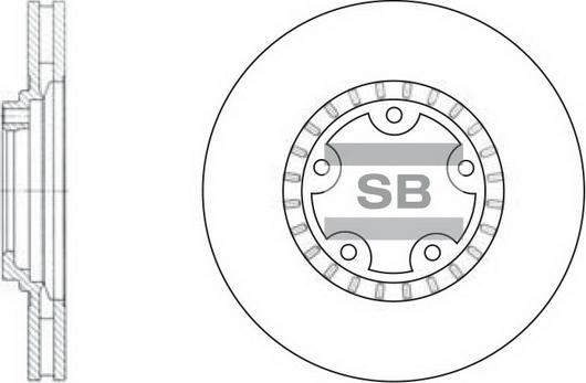 Hi-Q SD1030 - Brake Disc autospares.lv