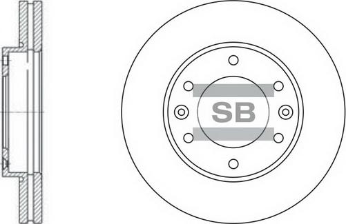 Hi-Q SD1031 - Brake Disc autospares.lv