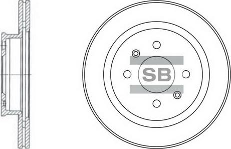 Hi-Q SD1021 - Brake Disc autospares.lv