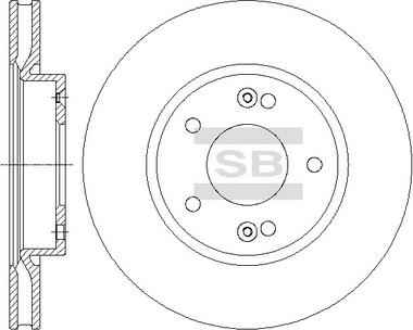 Hi-Q SD1074 - Brake Disc autospares.lv