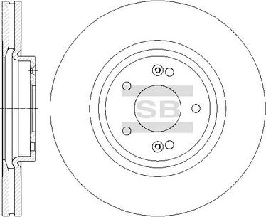 Hi-Q SD1075 - Brake Disc autospares.lv