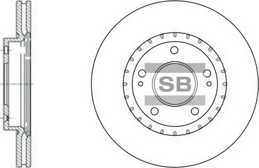 Hi-Q SD1071 - Brake Disc autospares.lv