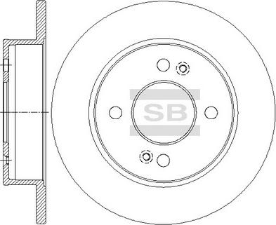 Hi-Q SD1147 - Brake Disc autospares.lv