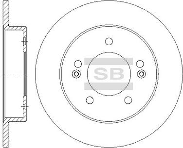 Hi-Q SD1106 - Brake Disc autospares.lv