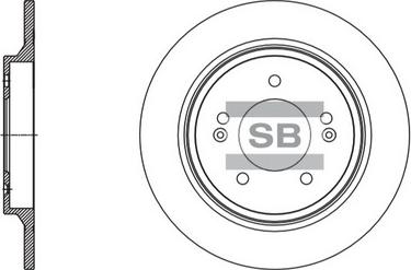 Hi-Q SD1131 - Brake Disc autospares.lv