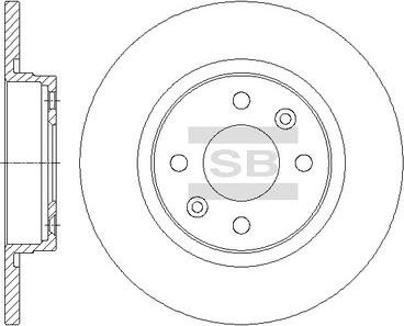 Hi-Q SD3049 - Brake Disc autospares.lv