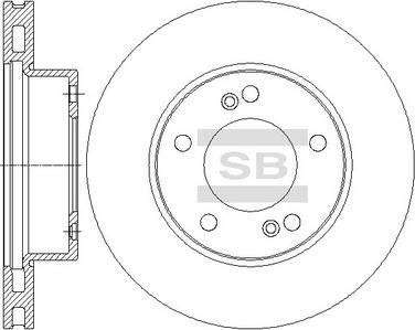 Hi-Q SD3041 - Brake Disc autospares.lv