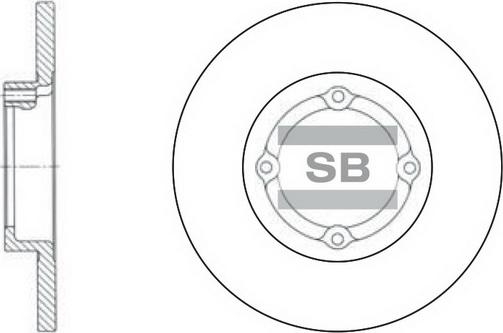 Hi-Q SD3010 - Brake Disc autospares.lv