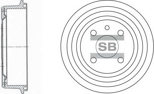 Hi-Q SD3034 - Brake Drum autospares.lv