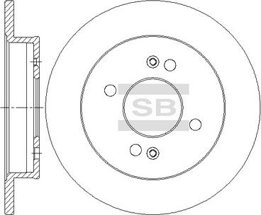 Hi-Q SD2045 - Brake Disc autospares.lv