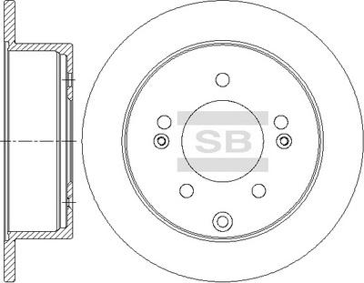 Hi-Q SD2042 - Brake Disc autospares.lv