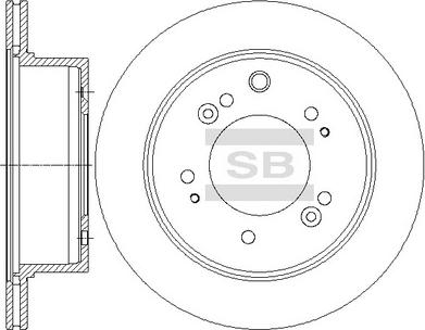 Hi-Q SD2056 - Brake Disc autospares.lv