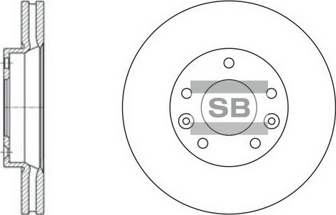 Hi-Q SD2003 - Brake Disc autospares.lv