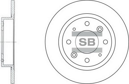 Hi-Q SD2007 - Brake Disc autospares.lv