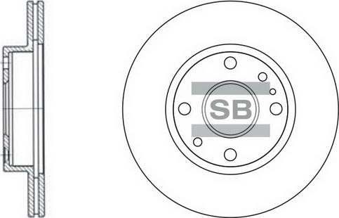 Hi-Q SD2023 - Brake Disc autospares.lv