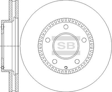 Hi-Q SD2070 - Brake Disc autospares.lv