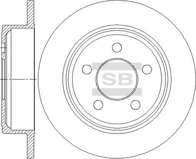 Hi-Q SD7003 - Brake Disc autospares.lv