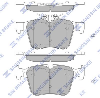 Hi-Q SP4002 - Brake Pad Set, disc brake autospares.lv