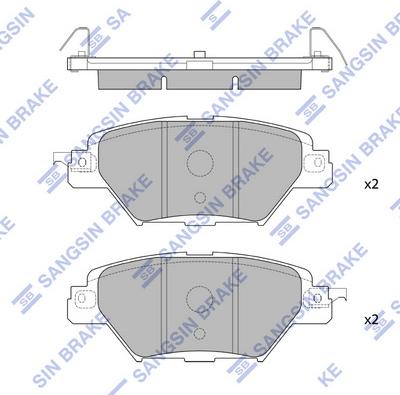 Zimmermann 22613.145.1 - Brake Pad Set, disc brake autospares.lv