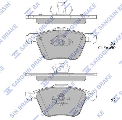 Hi-Q SP4363 - Brake Pad Set, disc brake autospares.lv