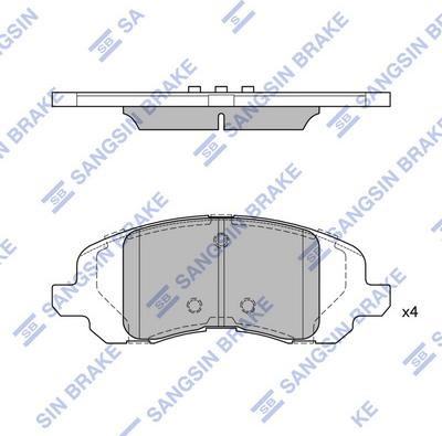 Hi-Q SP4276 - Brake Pad Set, disc brake autospares.lv