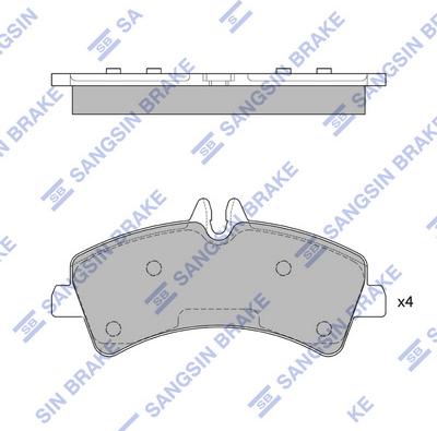 Hi-Q SP1426 - Brake Pad Set, disc brake autospares.lv