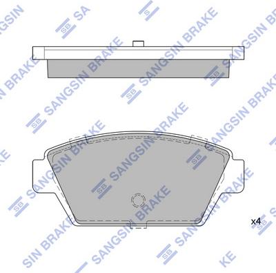 Hi-Q SP1514 - Brake Pad Set, disc brake autospares.lv