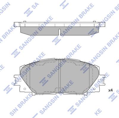 Hi-Q SP1377 - Brake Pad Set, disc brake autospares.lv