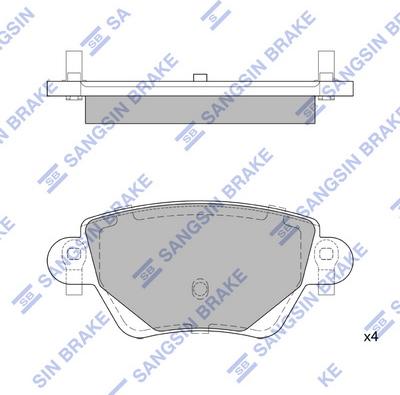 Hi-Q SP2031 - Brake Pad Set, disc brake autospares.lv