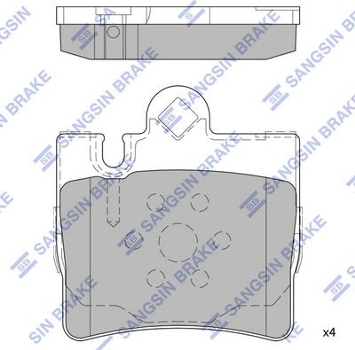 Hi-Q SP2192 - Brake Pad Set, disc brake autospares.lv