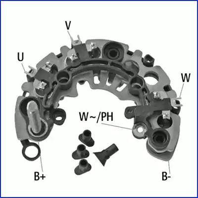 Hitachi 139096 - Rectifier, alternator autospares.lv