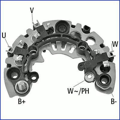 Hitachi 139090 - Rectifier, alternator autospares.lv