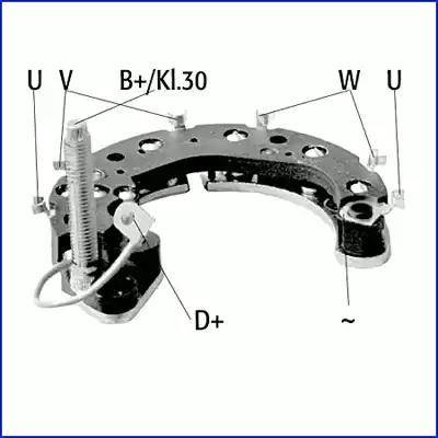 Hitachi 139084 - Rectifier, alternator autospares.lv