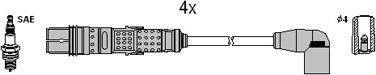 HITACHI 134961 - Ignition Cable Kit autospares.lv