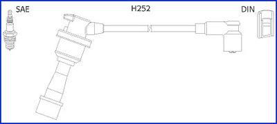 Hitachi 134480 - Ignition Cable Kit autospares.lv
