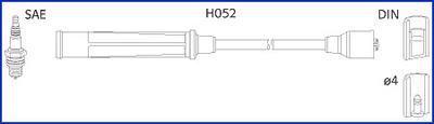 Hitachi 134576 - Ignition Cable Kit autospares.lv