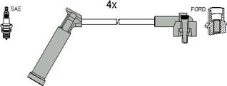 Hitachi 134124 - Ignition Cable Kit autospares.lv