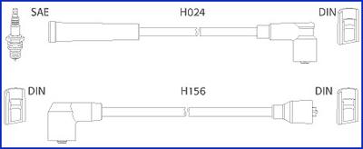 Hitachi 134230 - Ignition Cable Kit autospares.lv