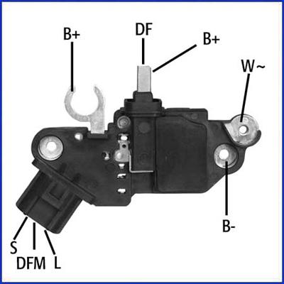 Hitachi 130591 - Voltage regulator, alternator autospares.lv