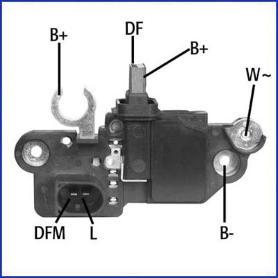 Hitachi 130570 - Voltage regulator, alternator autospares.lv