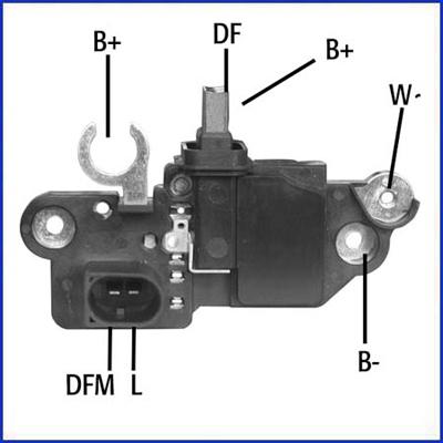 Hitachi 130577 - Voltage regulator, alternator autospares.lv