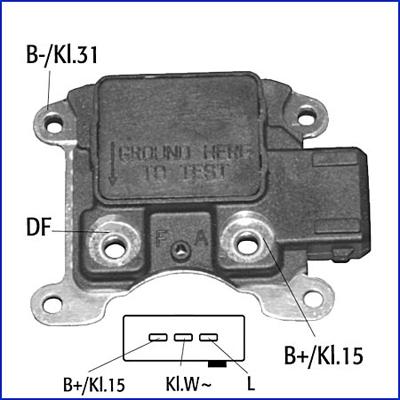 Hitachi 130040 - Voltage regulator, alternator autospares.lv