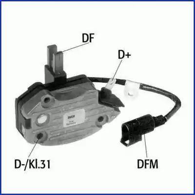 Hitachi 130824 - Voltage regulator, alternator autospares.lv