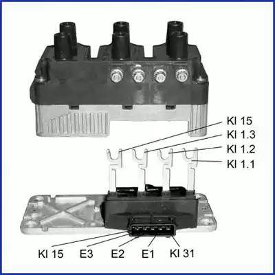 HITACHI 138434 - Ignition Coil autospares.lv